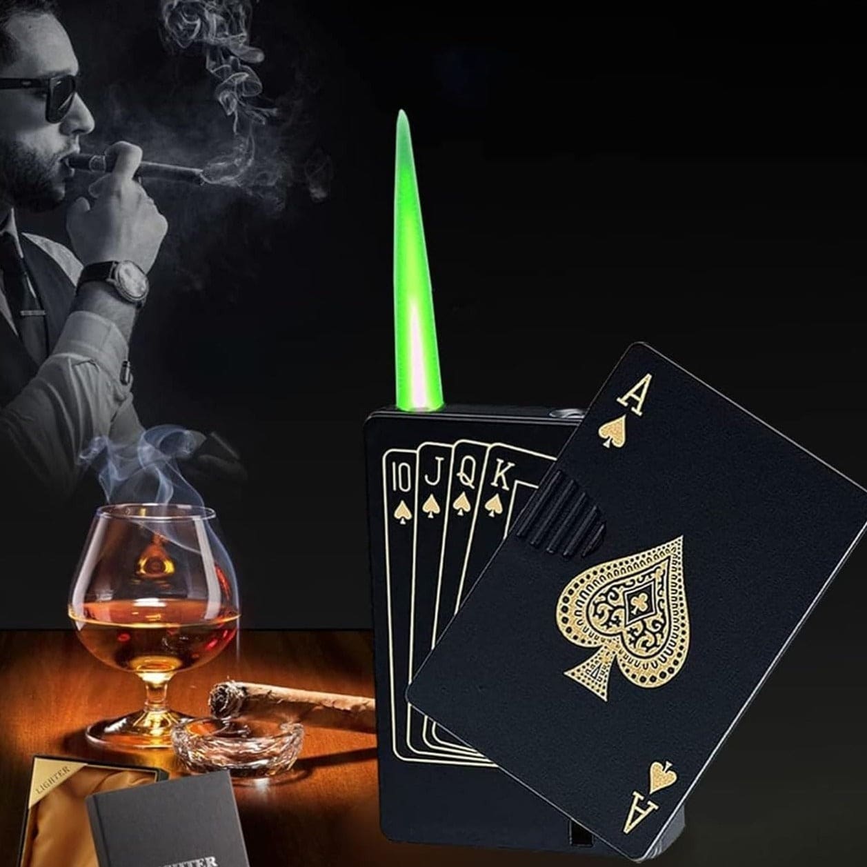 Poker Card Metal Lighter, Creative Jet Flame Pocket Lighter, Windproof Playing Card Lighter, Windproof Outdoor Lighter, Cool Gadget Pocket Lighter, Flame Dazzling Butane Lighter Poker Card Metal Lighter, Creative Jet Flame Pocket Lighter, Windproof Playing Card Lighter, Windproof Outdoor Lighter, Cool Gadget Pocket Lighter, Flame Dazzling Butane Lighter